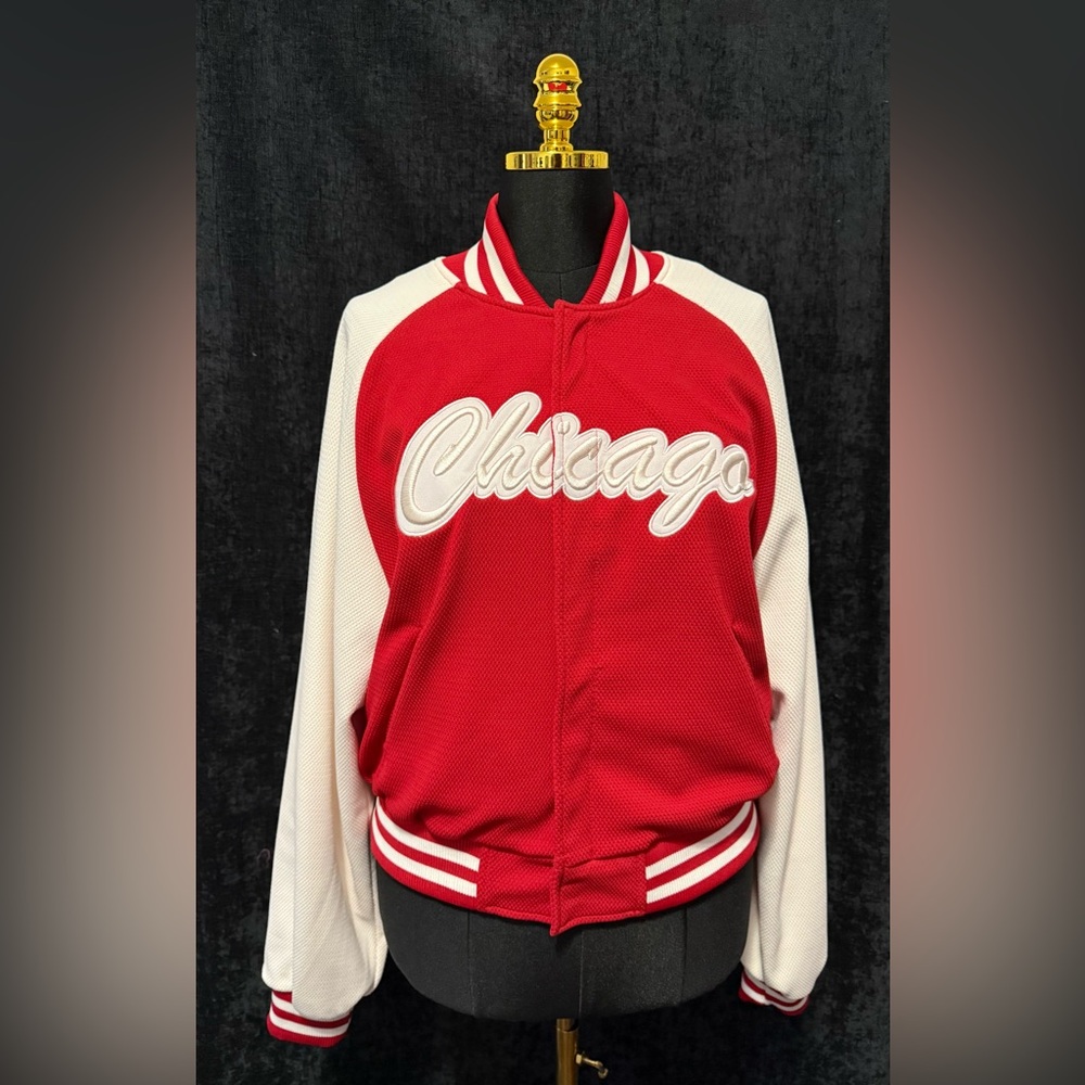 Fashion Nova | Chicago Red & White Varsity Style Jack